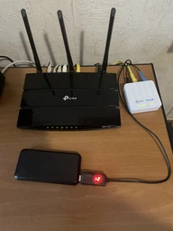 Кабель для роутера від павербанка інтернет WiFi модема перетворювач конвертер з перемикачем KWS-912V USB - DC підвищувальний з 5V на 9V та 12V 2А живлення вайфай з PowerBank USB-DC 5.5*2.1мм (2.5мм) + перехідник 3.5х1.35 mm фото від покупців 3
