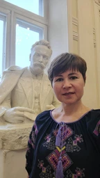 Вышиванка женская Lugin 8А174 48 Синяя (2120032174482)