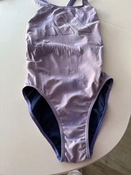 Купальник слитный женский Adidas Big Bars Suit JG5820 38 Cobblu/Dkblue (4067901595796)
