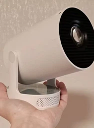 Проектор для фильмов портативный LED для домашнего кинотеатра с Wi-Fi HDMI USB зеркалированием экрана пультом встроенным динамиком с поворотом 180° для просмотра сериалов игр компактный для дома квартиры отдыха