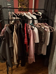 Двойная стойка вешалка для одежды и обуви Smart Loft Master Rack стальная с полкой Black фото от покупателей 17