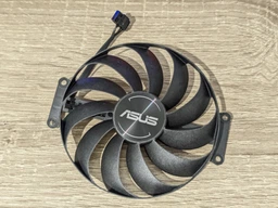 Вентилятор кулер для видеокарты ASUS GTX 1630 1650 Phoenix (orgnl) FirstD FDC10U12D9-C (CF1010U12S T129215BU CF1010U12D)(№344.21)