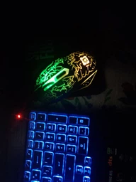 Бездротова ігрова миша GAME MOUSE RGB 2.4G на акумуляторі біла