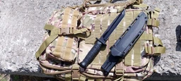 Ніж тактичний танто 2526 з піхвами сталь 65х13 KN1168