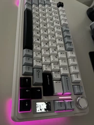 Клавіатура бездротова Aula S75 Pro Black Grey Pink (S75PRO-BGP)