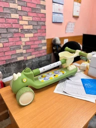 Самокат триколісний дитячий з LED колесами музикою підсвіткою регульоване кермо ніжне гальмо складний транспорт для катання дітей фото від покупців 8