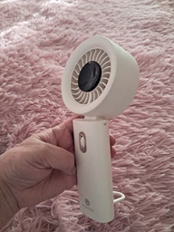 Портативный вентилятор Remzona Fan Breezy 3.5W usb компактный ручной аккумуляторный охладитель мини кондиционер HMF-02WT 2025 белый