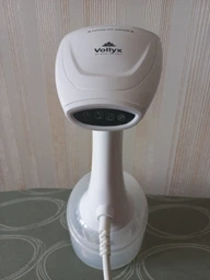 Отпариватель одежды ручной вертикальный 1600W для всех видов тканей курток, пиджаков, пальто, тканей, синтетики, занавесок, тюлей, штор, текстиля, белый фото от покупателей 5