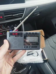 Радиоприемник с аккумулятором Радио FM AM SW / MicroSD / USB / Bluetooth / mp3-плеєр Black XHDATA D-368 (00-0001394) фото от покупателей 3
