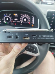 Радиоприемник с аккумулятором Радио FM AM SW / MicroSD / USB / Bluetooth / mp3-плеєр Black XHDATA D-368 (00-0001394)