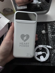 Повербанк Heart Power 20000 мА·ч 22.5 Вт Li-Polymer USB-C фото от покупателей 7
