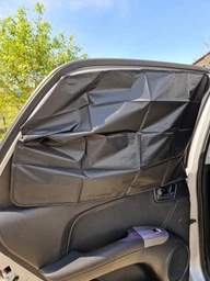Автомобільні магнітні шторки на бокові вікна MagneticCar, 2 штуки, задні фото від покупців 3
