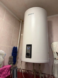 Бойлер Swan SRB-50w1 круглый slim 50л с сухим ТЭНом 2кВт фото от покупателей 5