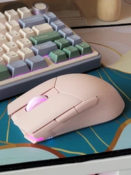 Миша MACHENIKE M7Pro v3311 ігрова комбінована: USB, 2.4G, з регульованою RGB, акумулятором, 12000 DPI, Ч