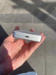 Магнітний повербанк 5000 mAh powerbank MagSafe для Apple iPhone 12 13 14 15 16 17 тонкий бездротовий портативний Foneng PX155 5000mAh MagSafe 20W магсейф магнітна бездротова зарядка універсальний павербанк максейв Orange фото від покупців 2