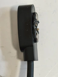 Кабель USB для смарт годинника магнітний 2 pin 5V (-Negative North Outside) 2.5 x 8 mm black