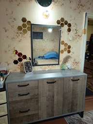 Комод Сокме Барі 2Д/3Ш вудкон/дуб гранж фото від покупців 1