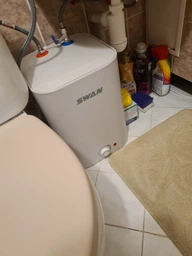 Бойлер Swan SSB-06w1 прямоугольный 6л с сухим ТЭНом 2кВт фото от покупателей 4