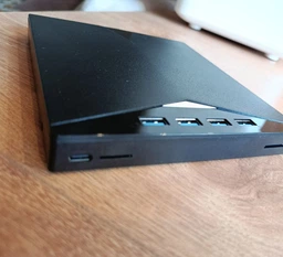 Внешний CD/DVD RW дисковод USB 3.0 хаб 7в1 Type-C оптический привод двд юсб с кардридером Micro SD для ноутбука MacBook компьютера ПК чтение запись дисков портативный для фильмов музыки и фото Windows MacOS Linux (LNP2031) фото от покупателей 2