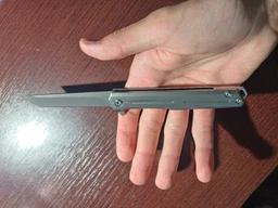 Складной нож клинок танто EDC 440C карманный туристический охотничий тактический флиппер с клипсой для рыбалки похода кемпинга бушкрафта ежедневного ношения 200 мм KN1081 фото от покупателей 2