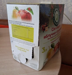 Сок-смузи Garden Gadz Яблочно-грушевый с мякотью 3 л (4820240850199) фото от покупателей 1