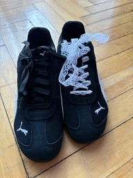 Женские кроссовки замшевые Puma Replicatch 40509702 37 (4UK) 23 см Warm White-Alpine Snow-Puma Black (4069161634529)