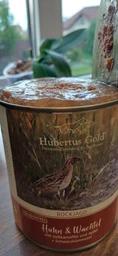 Консервований корм Hubertus Gold Grüner Pansen mit Haferflocken для собак, з рубцем, пластівцями та лляною олією 6 шт х 800 г