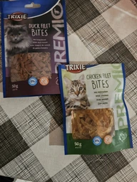 Промо набор лакомств Trixie PREMIO Duck Filet Bites для котов, филе утки сушеное 50 г 1 упаковка + Лакомство Trixie PREMIO Chicken Filet Bites для котов, филе куриное сушеное 50 г 1 упаковка (2700000031070)