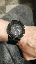 Тактичний водостійкий годинник з компасом, NORTH EDGE ALPS 5 BAR Black Original, дуже легкий і ударостійкий