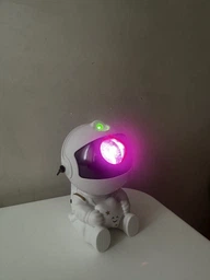 Проектор-нічник Космонавт Зоряне небо Astronaut Nebula Projector білий фото от покупателей 1