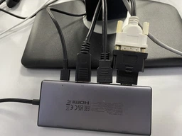 USB-хаб UGREEN CM639 USB-C to 2xUSB 3.2 + 2xUSB-C 3.2 (10Gbps) + 2xHDMI + DP (4K@60Hz) + 100W PD Gray (35625)