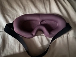 Маска для сну медитації 3D універсальна пов'язка на очі дихаюча з ефектом пам'яті коричнева Kayfovo SM - 17 + подарунок