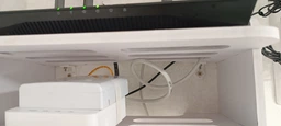 2-уровневая Полка для Wi-Fi роутера, модема, приставки, маршрутизатора 30*20*15 см, белая