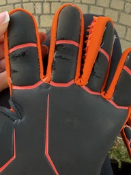 Воротарські рукавички PREDATOR PRO 7 розмір 9-15 років чорно-салатові фото от покупателей 2