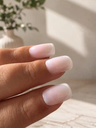 Гелеві тіпси для нарощування з французьким манікюром Soft Gel матові Квадрат S 150 шт молочно-білі (410)
