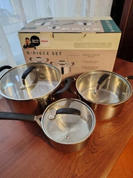 Набір посуду Tefal Jamie Oliver 6 предметів (E318S634) фото від покупців 12