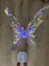 Крила феї Fairy wings Light 813-94 рухливі, музичні, з світловими ефектами фото от покупателей 5