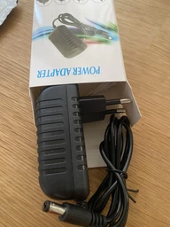 Мережевий адаптер ac dc 12v 2a 5.5x2.1 мм JoyPro Adapter блок живлення для дбж юпс безперебійника камери роутера та пристроїв з живленням дс 12в від розетки 220v євровилка подвійна ізоляція чорний