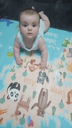 Термокилимок "Повітряна куля-карта 1500*2000*10 мм + CУМКА ,двосторонній гіпоалергенний термо килимок дитячий, розвиваючий , складається ,ігровий