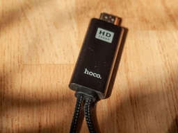 Кабель-перехідник Hoco UA14 універсальний USB - Lightning - HDMI, 2 м фото від покупців 2