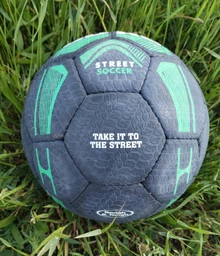 М'яч для вуличного футболу для асфальту Core Street Soccer 7942 5 Black-Orange фото від покупців 2