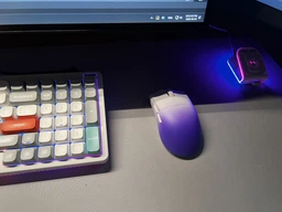 Мышь Hator Hellyberry HM47 Pro RGB Wireless/Bluetooth/USB White-Violet фото от покупателей 1