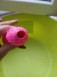 Іграшка для собак Pet Nova Соска з дзвіночком 14 см Рожева (TPR-PACIFIER-PI) фото від покупців 2