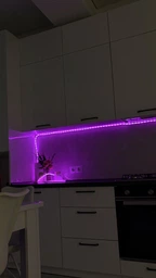 Неоновая стрічка 10 метрів управління з телефону LED Neon Rope Light гнучка розумна світлодіодна підсвітка USB Bluetooth IP68 (LONGITUD) фото від покупців 2