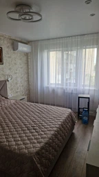 Готова тюль MANA м'ягкий шифон-вуаль 400*240см. Колір білий (v001).
