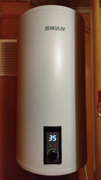 Бойлер Swan SRB-50w1 круглый slim 50л с сухим ТЭНом 2кВт фото от покупателей 1