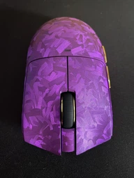 Ігрова бездротова мишка X11 ULTRA / Три режими підключення / Carbon Fiber / Сенсор PAW3950MAX / 42000 DPI / Purple