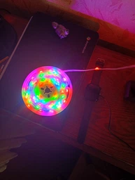Світлодіодна стрічка LED RGB Bluetooth 100 LED гірлянда розумна з додатком 10 метрів фото від покупців 3
