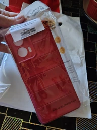 Силіконовий (TPU) чохол Deexe Terra Case для Motorola Edge 50 Fusion - Red фото від покупців 1
