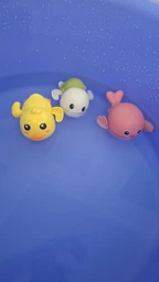 Набір іграшок для купання Quacktastic (кит, черепашка, качечка), 3 штуки